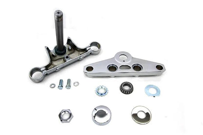 Motorshop Replica Forged Steel Triple Tree Set Chrome for Harley Davidson FXST (2000-2009) by Motorshop