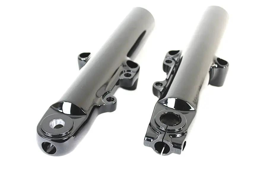 V-Twin Black 49mm Lower Fork Slider Set for Harley Davidson FLT (2014-2023) by V-Twin