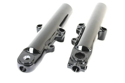 V-Twin Black 49mm Lower Fork Slider Set for Harley Davidson FLT (2014-2023) by V-Twin