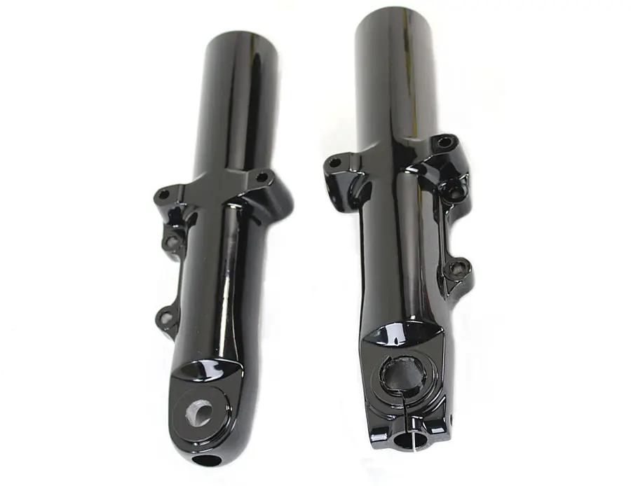 V-Twin Black 49mm Lower Fork Slider Set for Harley Davidson FLT (2014-2023) by V-Twin
