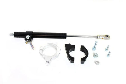 V-Twin Black Fork Steering Damper Kit for Harley Davidson FXD (2006-2015) by V-Twin