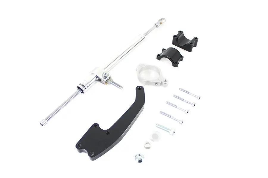 V-Twin M8 Fork Steering Damper Kit Part #89238 for Harley Davidson FLT (2017-2023) by V-Twin