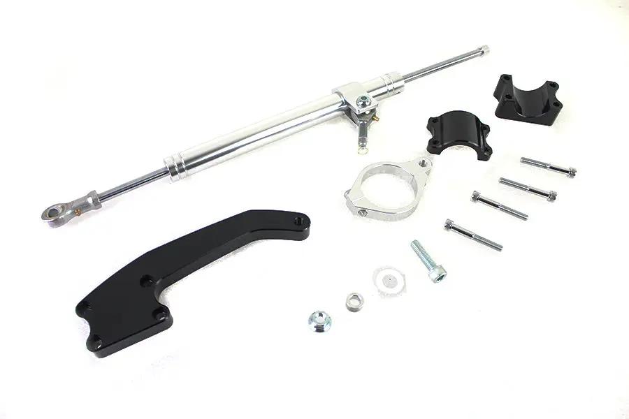 V-Twin M8 Fork Steering Damper Kit Part #89238 for Harley Davidson FLT (2017-2023) by V-Twin