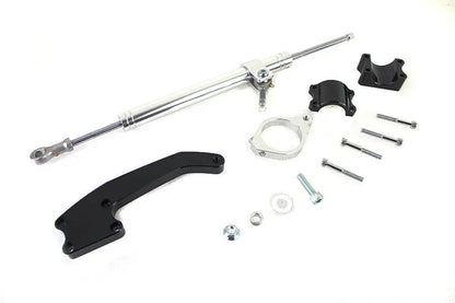 V-Twin M8 Fork Steering Damper Kit Part #89238 for Harley Davidson FLT (2017-2023) by V-Twin