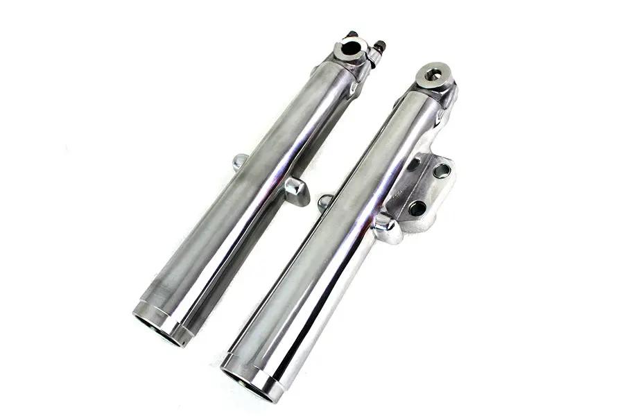 V-Twin 41mm Glide Fork Slider Set Polished for Harley Davidson FL (1972-1977) by V-Twin