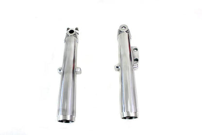 V-Twin 41mm Glide Fork Slider Set Polished for Harley Davidson FL (1972-1977) by V-Twin