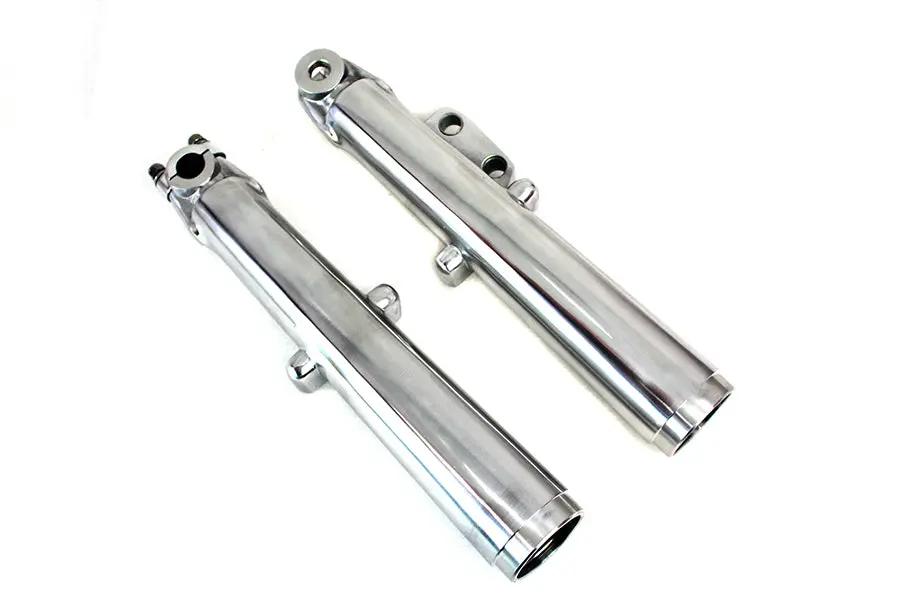 V-Twin 41mm Glide Fork Slider Set Polished for Harley Davidson FL (1972-1977) by V-Twin