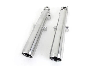 V-Twin 41mm Glide Fork Slider Set with Polished Finish for Harley Davidson FL (1969-1971) by V-Twin