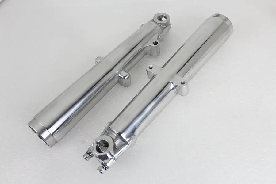 V-Twin 41mm Glide Fork Slider Set with Polished Finish for Harley Davidson FL (1969-1971) by V-Twin