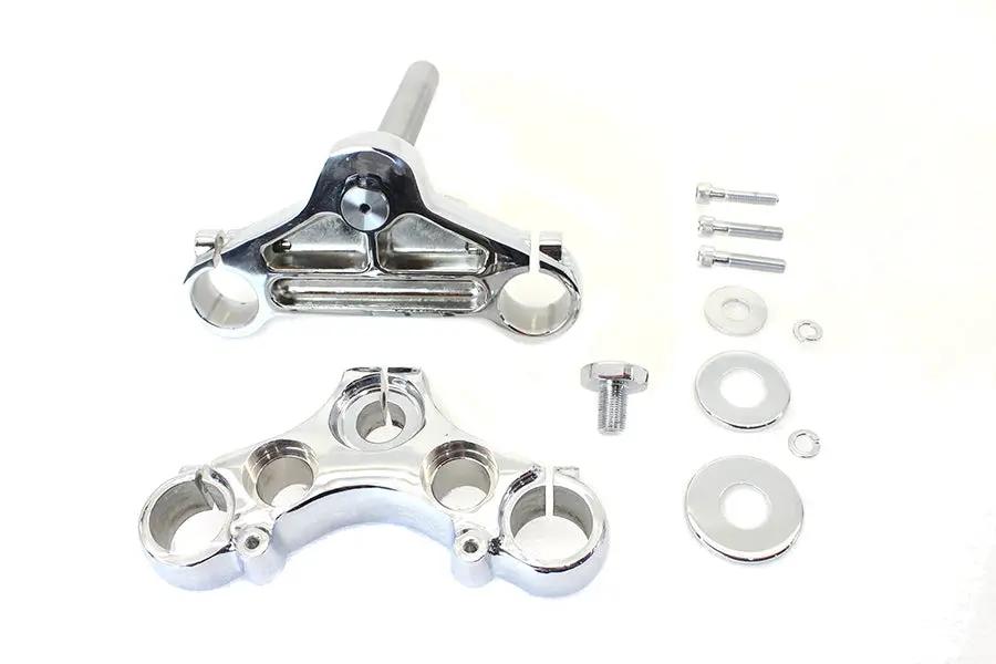 V-Twin FXD 39mm Triple Tree Set Chrome for Harley Davidson FXD (1990-1999) by V-Twin