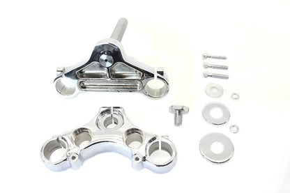 V-Twin FXD 39mm Triple Tree Set Chrome for Harley Davidson FXD (1990-1999) by V-Twin