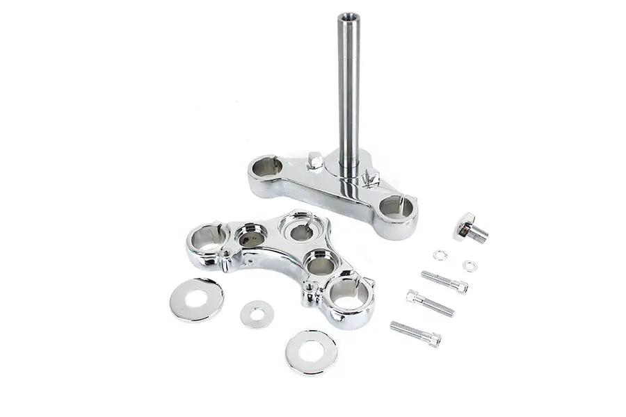 V-Twin FXD 39mm Triple Tree Set Chrome for Harley Davidson FXD (1990-1999) by V-Twin