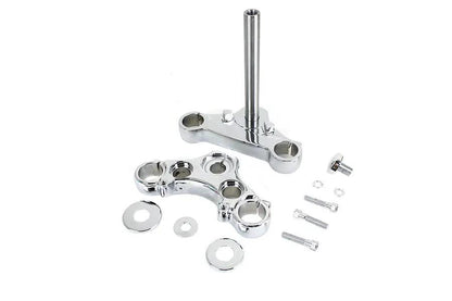 V-Twin FXD 39mm Triple Tree Set Chrome for Harley Davidson FXD (1990-1999) by V-Twin