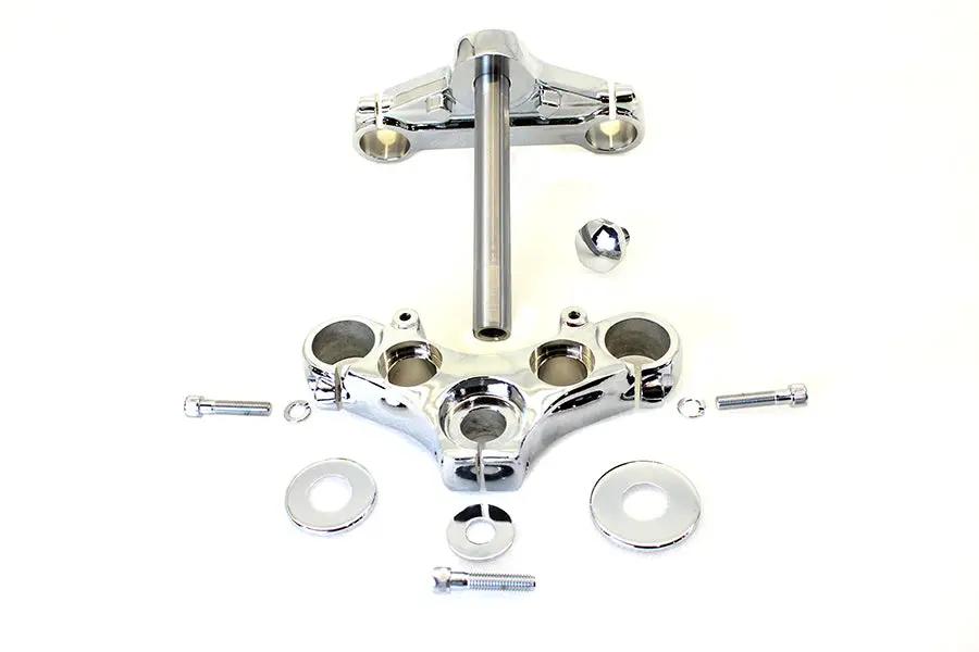 V-Twin FXD 39mm Triple Tree Set Chrome for Harley Davidson FXD (1990-1999) by V-Twin
