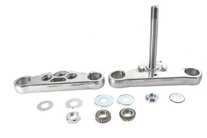 V-Twin FXDWG Fork Triple Tree Set Polished for Harley Davidson FXDWG (2008-2017) by V-Twin
