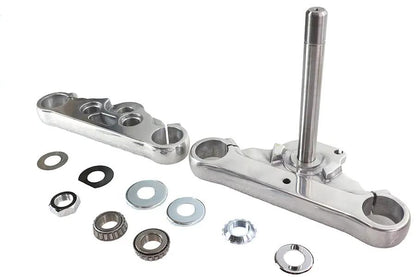V-Twin FXDWG Fork Triple Tree Set Polished for Harley Davidson FXDWG (2008-2017) by V-Twin