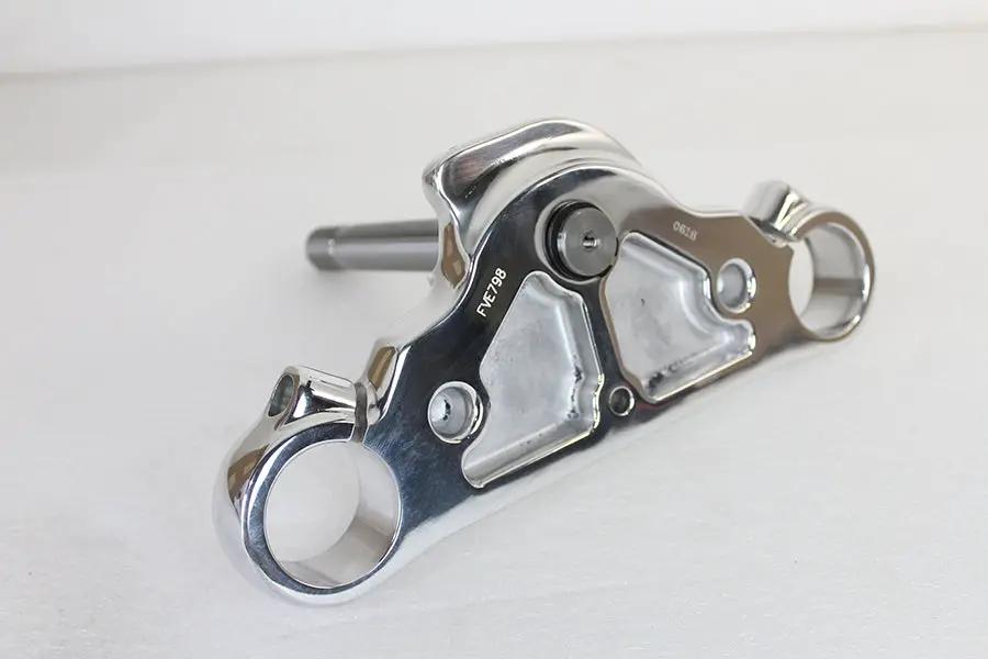 V-Twin FXDWG Lower Triple Tree Polished for 2008-2017 Harley Davidson FXDWG Models by V-Twin