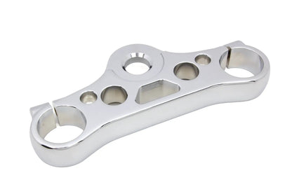 V-Twin FXD Chrome Top Triple Tree for Harley Davidson FXD Models (2008-2017) by V-Twin