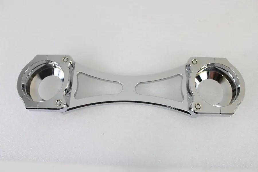 V-Twin 41mm Chrome Front Fork Brace for Harley Davidson FXST Models by V-Twin