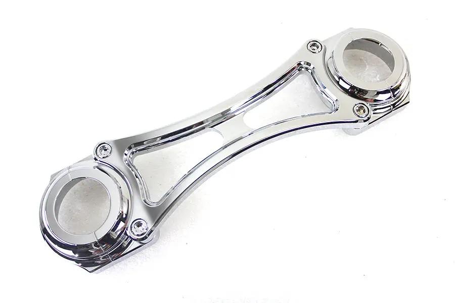 V-Twin 41mm Chrome Front Fork Brace for Harley Davidson FXST Models by V-Twin