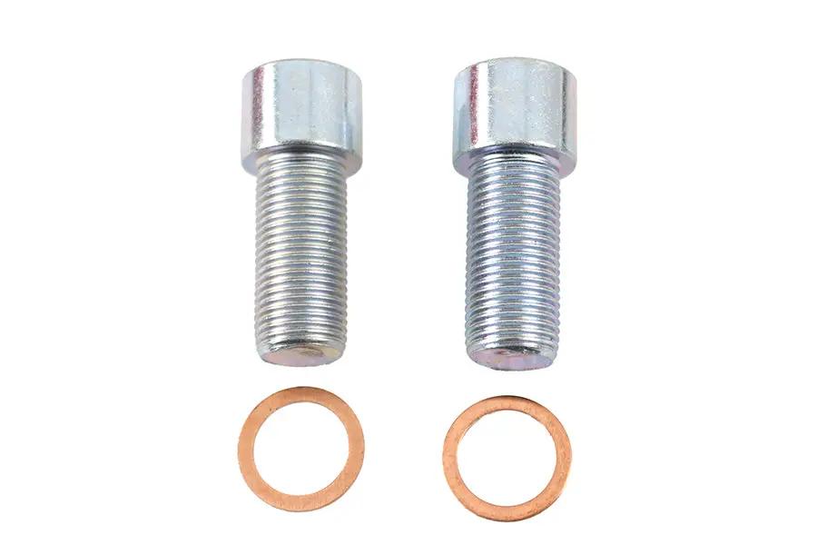 V-Twin Fork Damper Tube Bolt and Washer Seal Kit for Harley Davidson FXD (2006-2015) by V-Twin