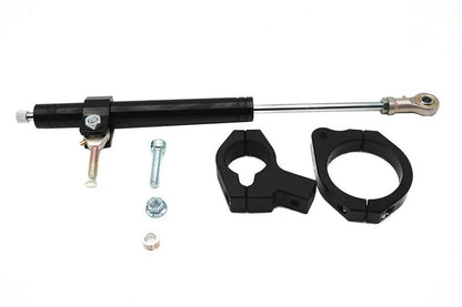 V-Twin Black Fork Steering Damper Kit for Harley Davidson FXLRS (Part #81033) by V-Twin