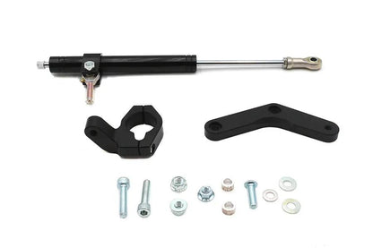 V-Twin Black Fork Steering Damper Kit for Harley Davidson FXLRST (2020-2026) by V-Twin