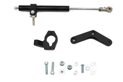 V-Twin Black Fork Steering Damper Kit for Harley Davidson FXLRST (2020-2026) by V-Twin