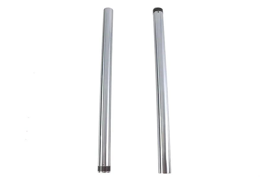 V-Twin Hard Chrome 49mm Fork Tube Set - 2 Inches Over Stock for Harley Davidson FXDWG by V-Twin