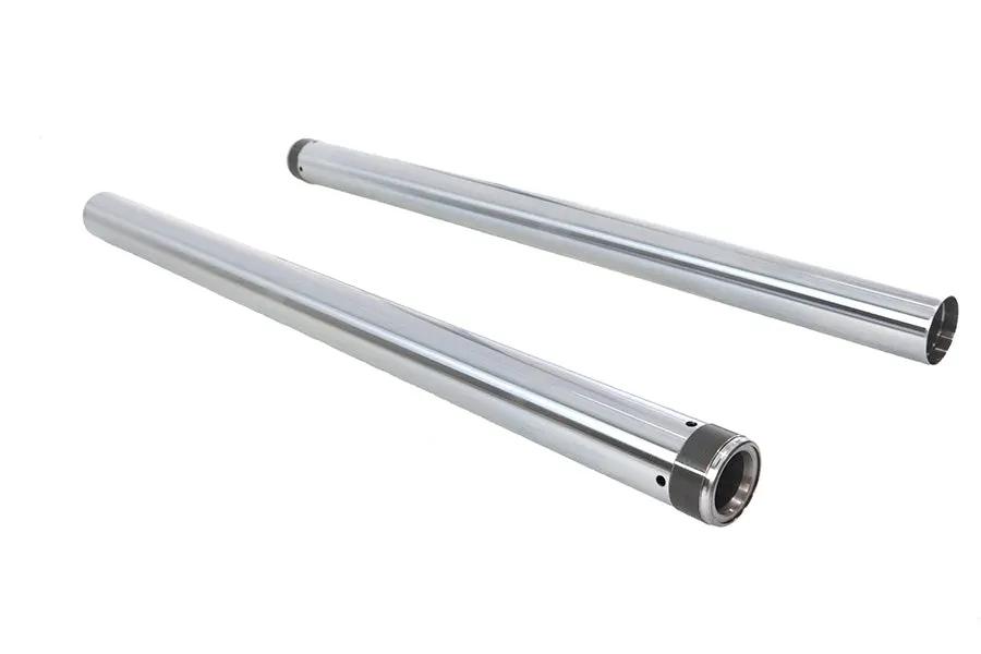 V-Twin Hard Chrome 49mm Fork Tube Set - 2 Inches Over Stock for Harley Davidson FXDWG by V-Twin