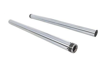 V-Twin Hard Chrome 49mm Fork Tube Set - 2 Inches Over Stock for Harley Davidson FXDWG by V-Twin