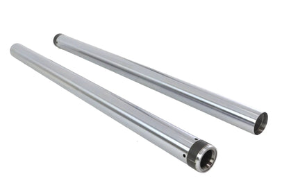 V-Twin Hard Chrome 49mm Fork Tube Set with 4 Inch Over Stock for Harley Davidson FXDWG by V-Twin