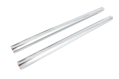 V-Twin Hard Chrome 49mm Fork Tube Set – 6 Inch Over Stock for Harley Davidson FXDWG by V-Twin