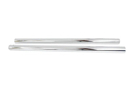 V-Twin Hard Chrome 49mm Fork Tube Set – 6 Inch Over Stock for Harley Davidson FXDWG by V-Twin