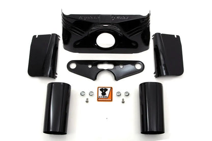 Black Fork Cover Kit by V-Twin