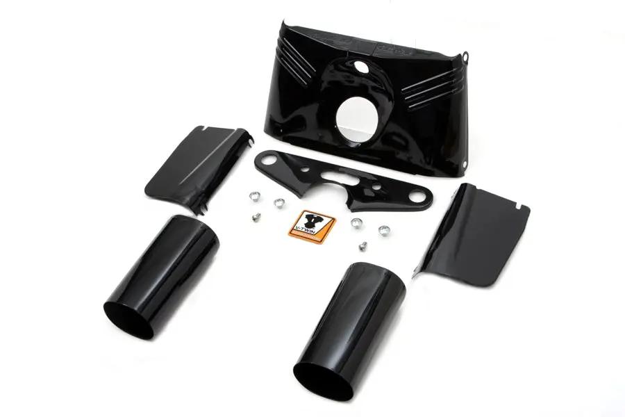 Black Fork Cover Kit by V-Twin
