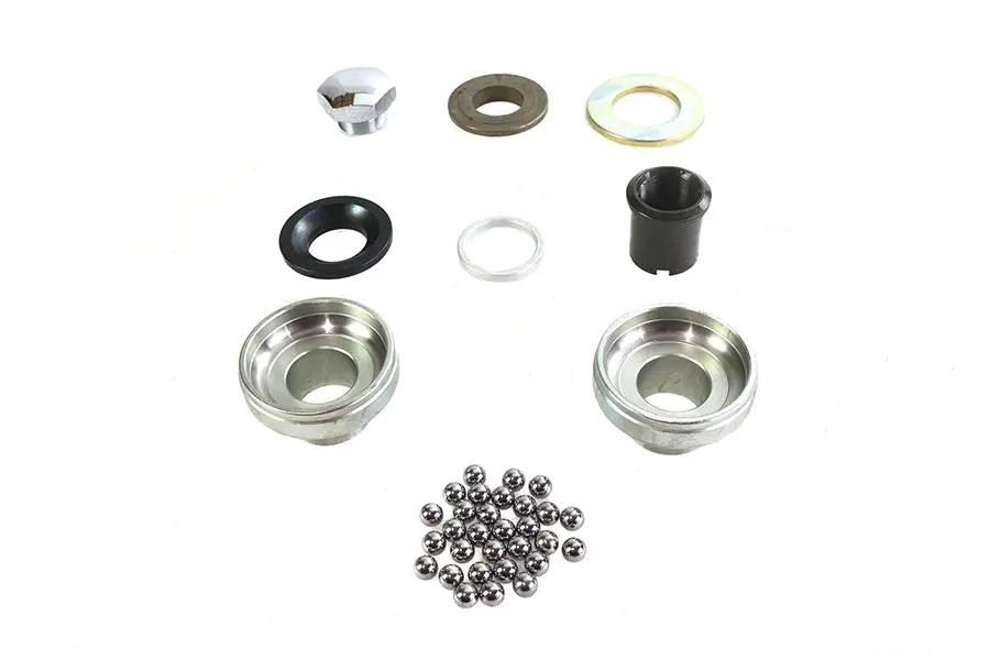 V-Twin Zinc Plated Fork Neck Cup Kit for Harley Davidson XL (1952-1961) by V-Twin