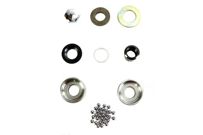 V-Twin Zinc Plated Fork Neck Cup Kit for Harley Davidson XL (1952-1961) by V-Twin