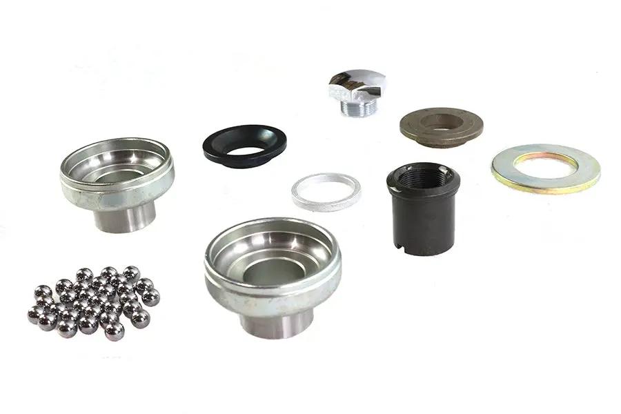 V-Twin Zinc Plated Fork Neck Cup Kit for Harley Davidson XL (1952-1961) by V-Twin