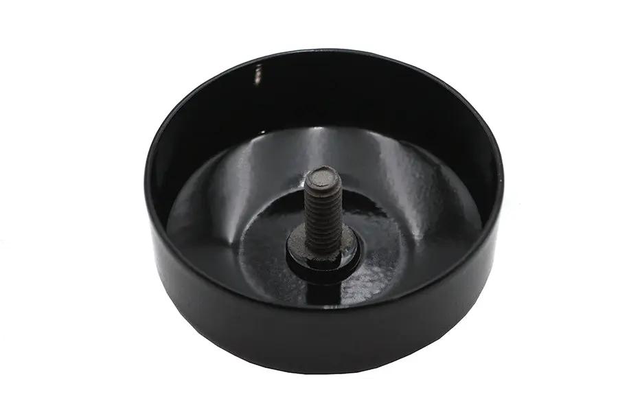 V-Twin Part 75193B Black Fork Stem Cap Cover with Stud for Harley FXST Models by V-Twin