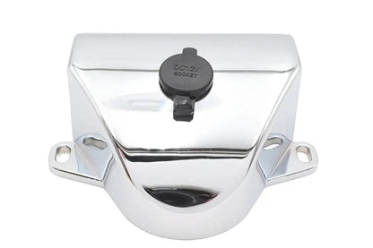 V-Twin Chrome Handlebar Clamp Cover for Harley Davidson FL Models - Part 78111C by V-Twin