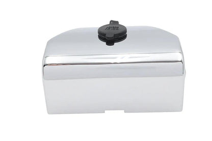 V-Twin Chrome Handlebar Clamp Cover for Harley Davidson FL Models - Part 78111C by V-Twin