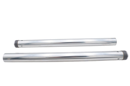 V-Twin 094530 Hard Chrome 49mm Fork Tube Set for Harley-Davidson