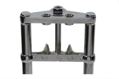 V-Twin Fork Assembly with Polished Sliders - 2 inch Over Stock for Harley Davidson FX (1980-1983) by V-Twin