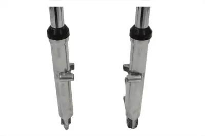 V-Twin Fork Assembly with Polished Sliders for Harley Davidson FXST (4 inch Over Stock) by V-Twin