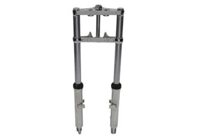 V-Twin Fork Assembly with Polished Sliders - 2 Inch Over Stock for Harley Davidson FXST 1984-1993 by V-Twin