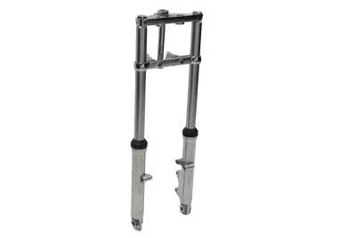 V-Twin Fork Assembly with Polished Sliders - 2 Inch Over Stock for Harley Davidson FXST 1984-1993 by V-Twin