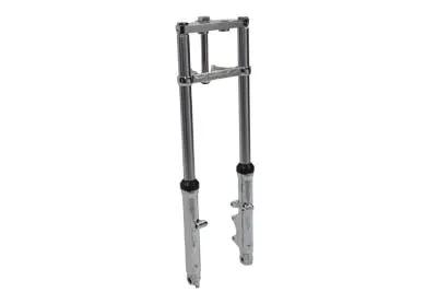 V-Twin Fork Assembly with Chrome Sliders for Harley Davidson FXST (6 Inch Over Stock) by V-Twin