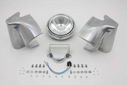 V-Twin 65007P 7 Inch Headlamp Cowl Kit for Harley Davidson FL Models by V-Twin