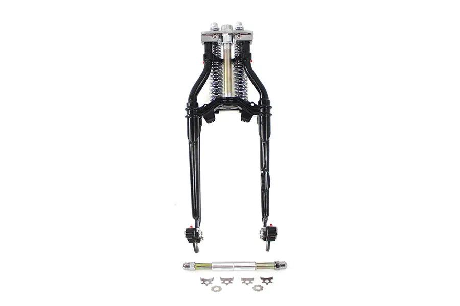 V-Twin 18 Inch Spring Fork Kit Black for Harley Davidson FL Models by V-Twin